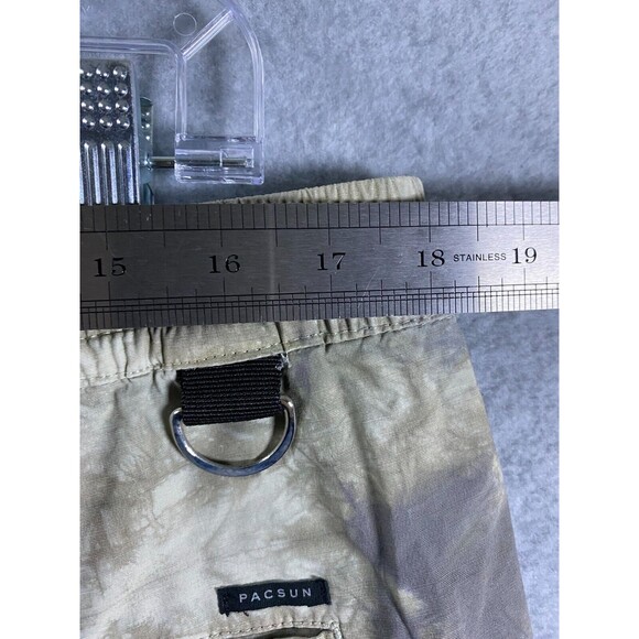 PacSun Shorts Men Large Multicolor Tie Dye Swim Trunks Volley Cotton Drawstring - Picture 4 of 15